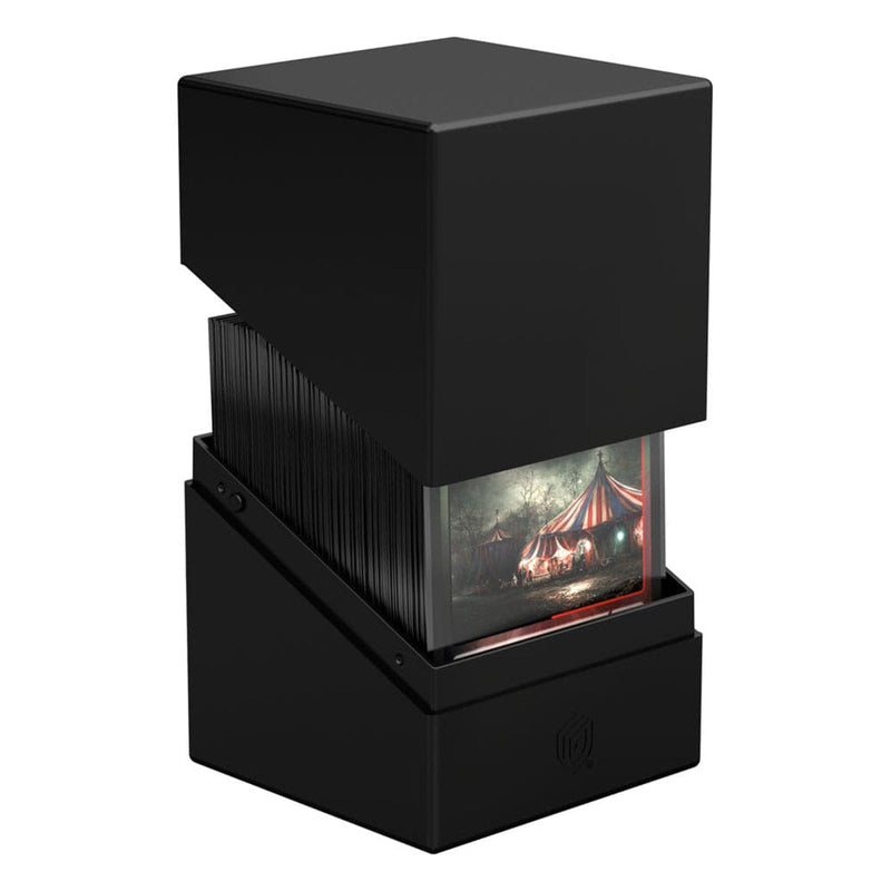 Ultimate Guard Ultimate Guard - Boulder Deck Case - 100+ Solid - Black available at Northumbrian Tin Soldier