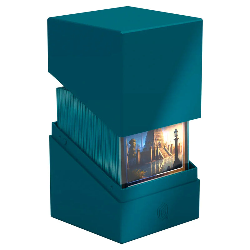 Ultimate Guard Ultimate Guard - Boulder Deck Case - 100+ Solid - Petrol available at Northumbrian Tin Soldier
