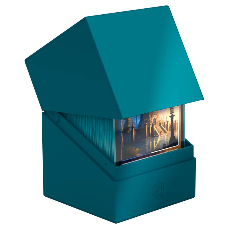 Ultimate Guard Ultimate Guard - Boulder Deck Case - 100+ Solid - Petrol available at Northumbrian Tin Soldier