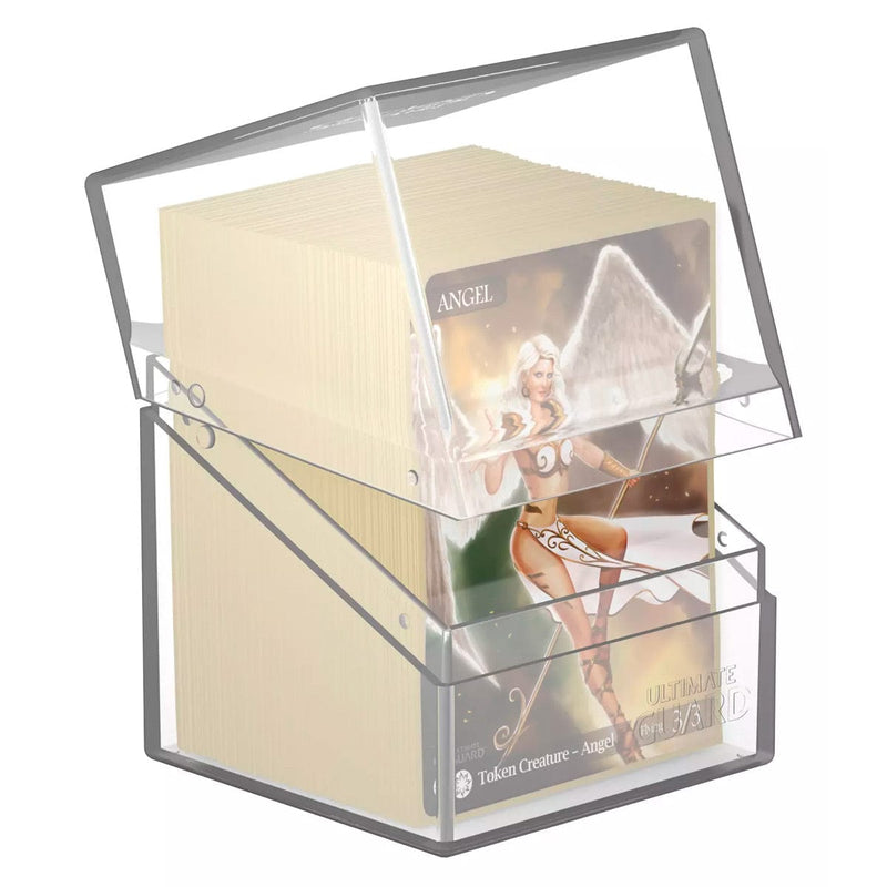 Ultimate Guard Ultimate Guard - Boulder Deck Case - 100+ Standard Size - Clear available at Northumbrian Tin Soldier