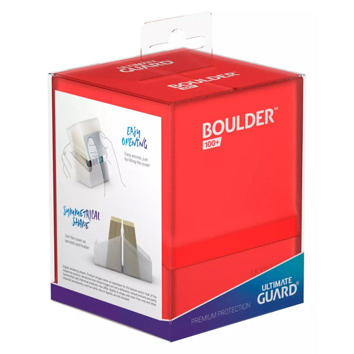 Ultimate Guard Ultimate Guard - Boulder Deck Case - 100+ Standard Size - Ruby available at Northumbrian Tin Soldier