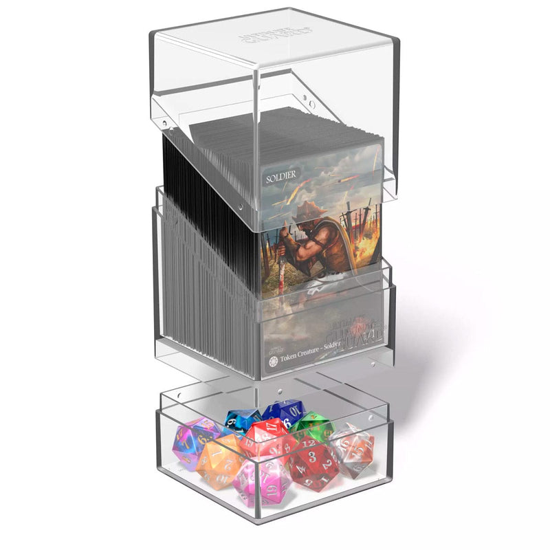 Ultimate Guard Ultimate Guard - Boulder n Tray Deck Case 100+ - Clear available at Northumbrian Tin Soldier