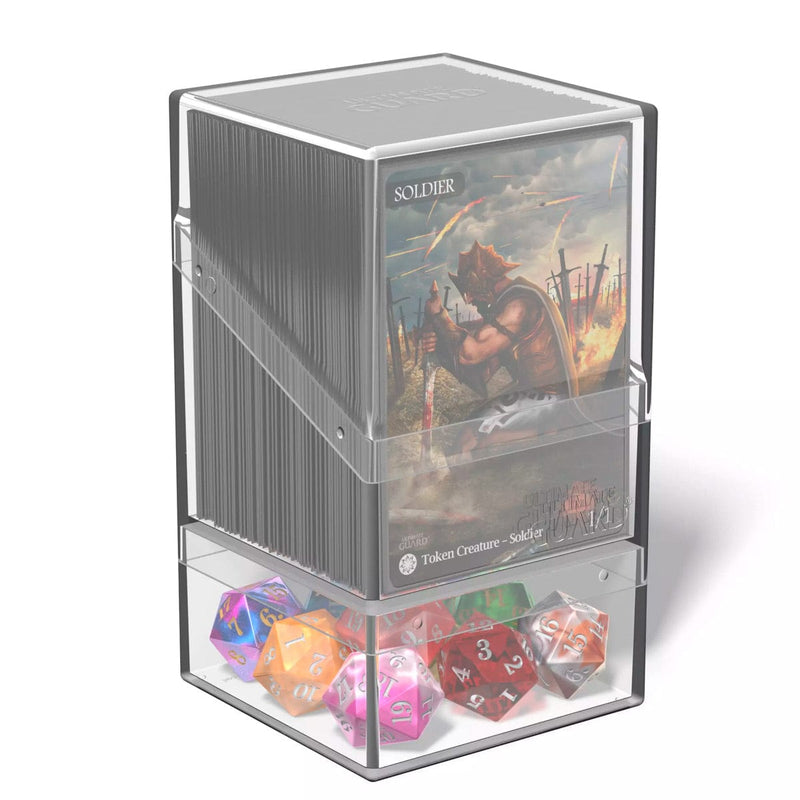 Ultimate Guard Ultimate Guard - Boulder n Tray Deck Case 100+ - Clear available at Northumbrian Tin Soldier