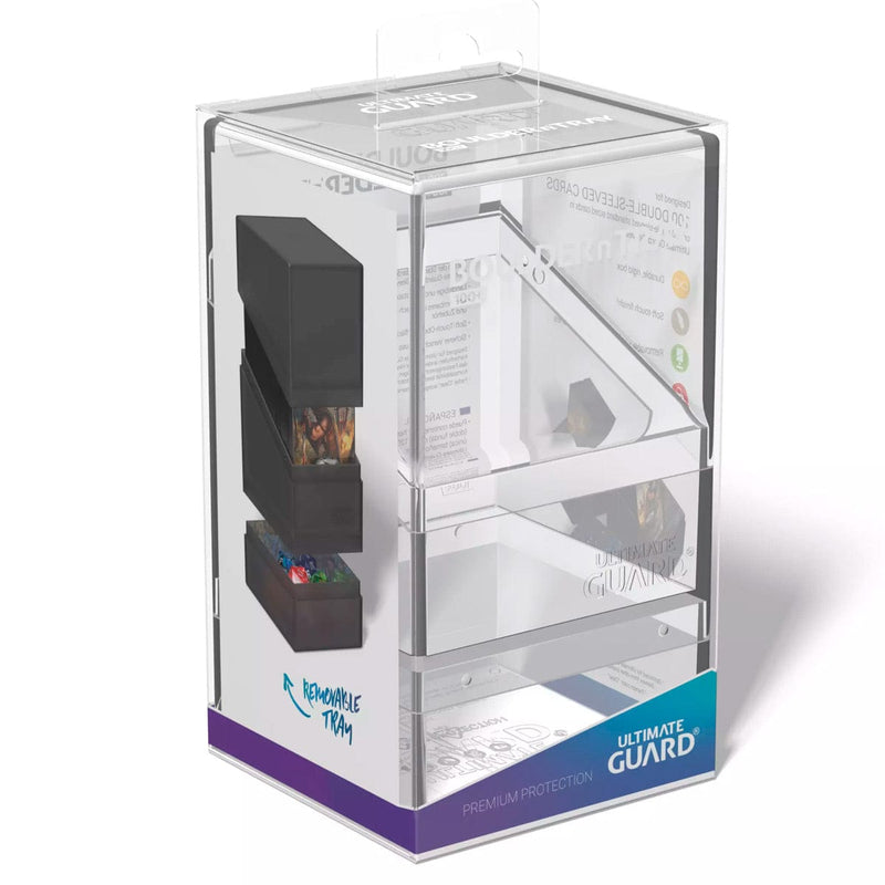 Ultimate Guard Ultimate Guard - Boulder n Tray Deck Case 100+ - Clear available at Northumbrian Tin Soldier
