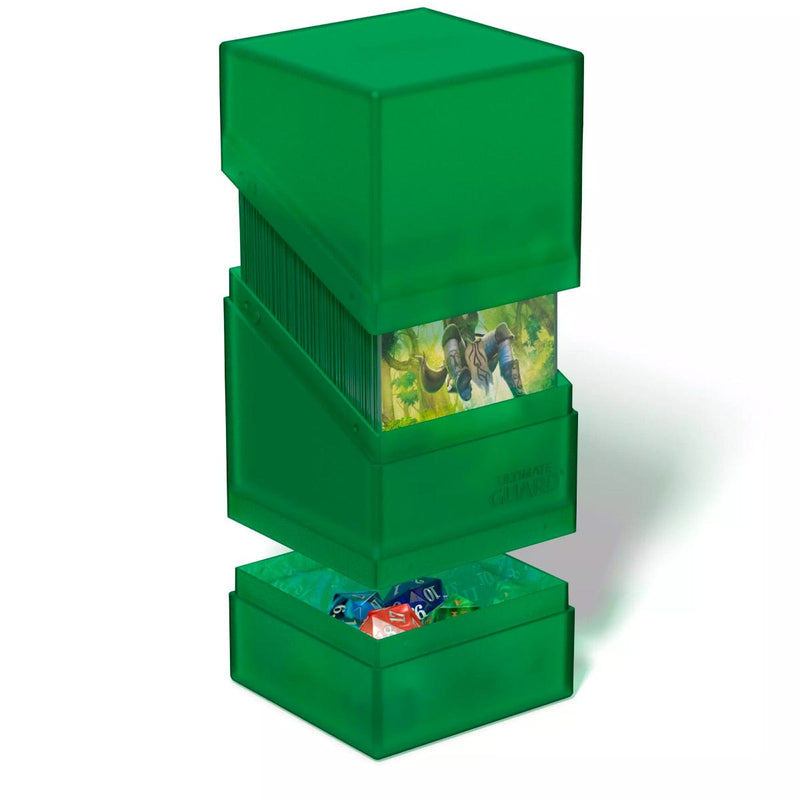 Ultimate Guard Ultimate Guard - Boulder n Tray Deck Case 100+ - Emerald available at Northumbrian Tin Soldier