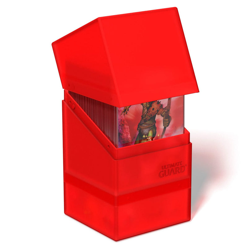 Ultimate Guard Ultimate Guard - Boulder n Tray Deck Case 100+ - Ruby available at Northumbrian Tin Soldier