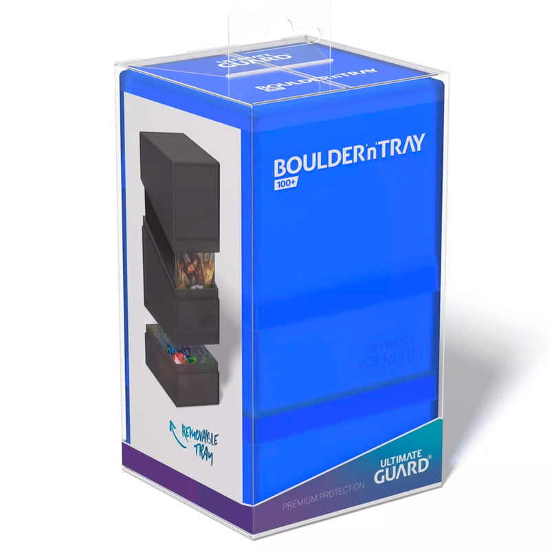 Ultimate Guard Ultimate Guard - Boulder 'n'Tray Deck Case 100+ - Sapphire available at Northumbrian Tin Soldier