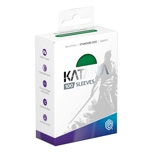 Ultimate Guard Ultimate Guard - Katana Sleeves Standard Size (100) - Jade Garden available at Northumbrian Tin Soldier