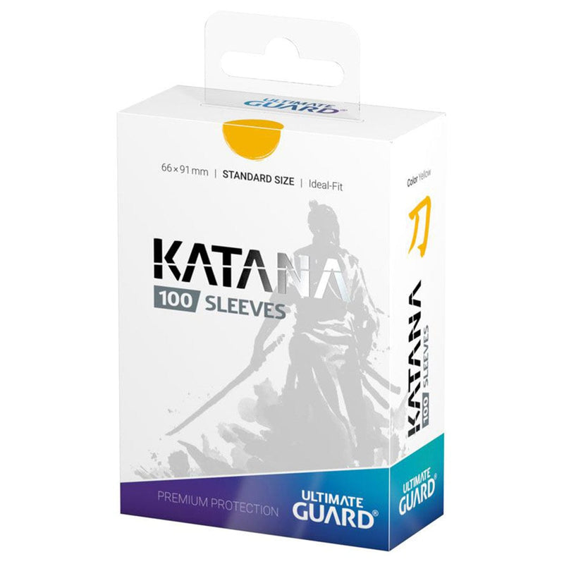 Ultimate Guard Ultimate Guard - Katana Sleeves Standard Size (100) - Yellow available at Northumbrian Tin Soldier