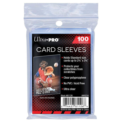 Ultra Pro UltraPro -  Clear Soft Sleeves available at Northumbrian Tin Soldier