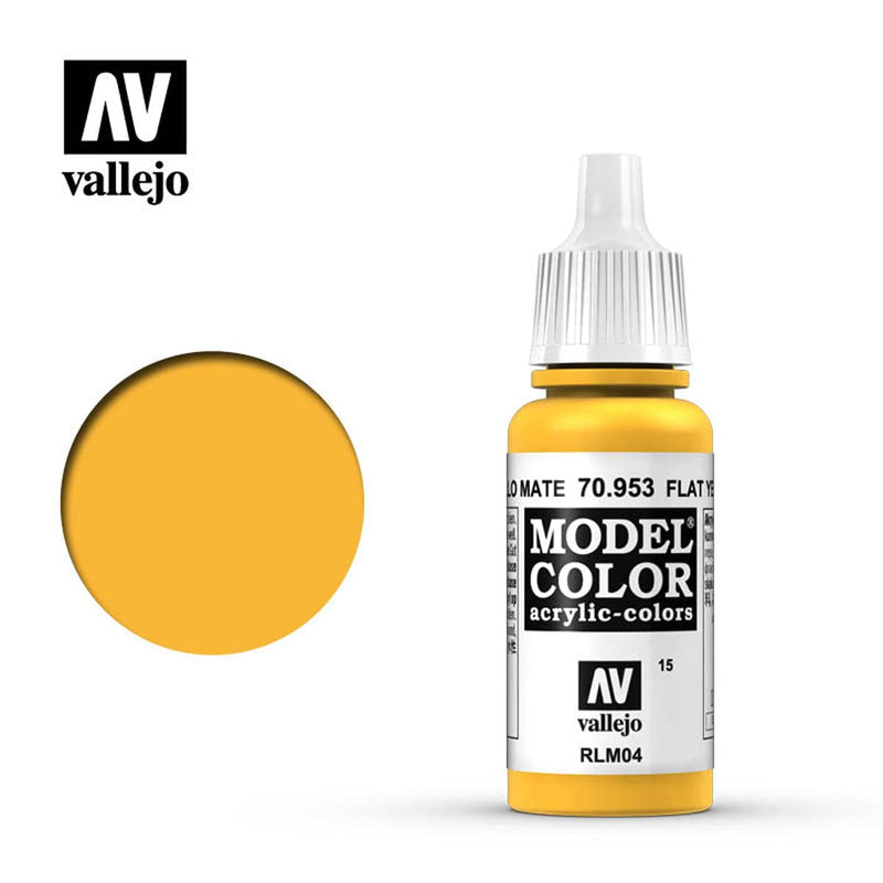 Vallejo Vallejo Model Color: Flat Yellow available at Northumbrian Tin Soldier