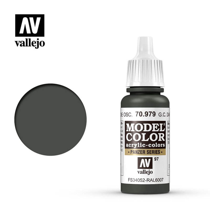 Vallejo Vallejo Model Color: German Cam Dark Green available at Northumbrian Tin Soldier