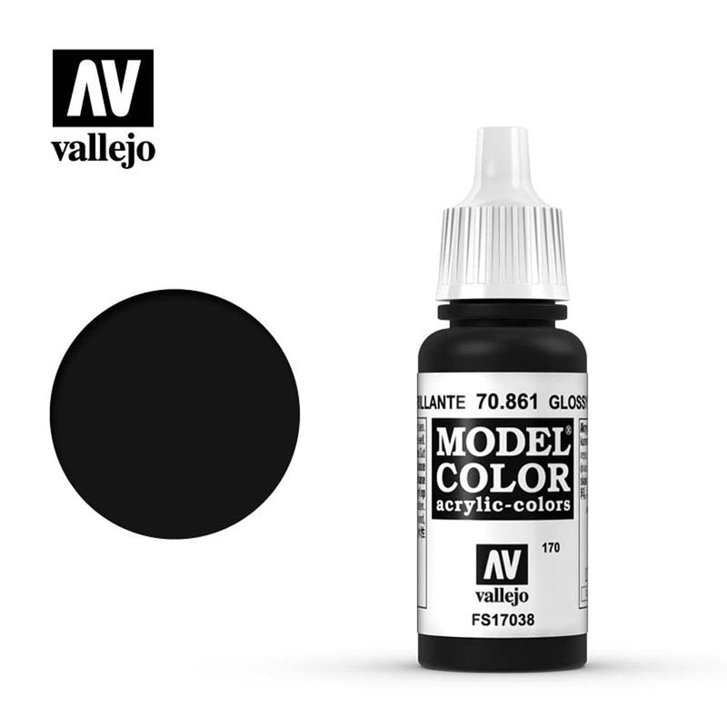 Vallejo Vallejo Model Color: Gloss Black available at Northumbrian Tin Soldier