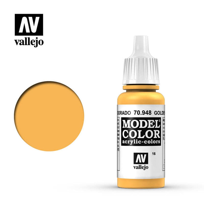 Vallejo Vallejo Model Color: Golden Yellow available at Northumbrian Tin Soldier