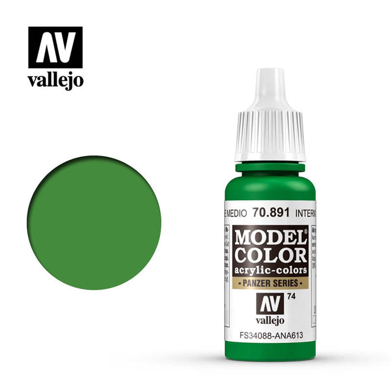 Vallejo Vallejo Model Color: Intermediate Green available at Northumbrian Tin Soldier