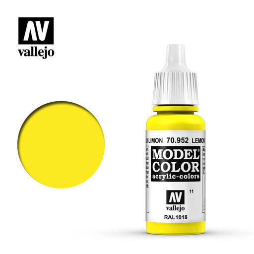 Vallejo Vallejo Model Color: Lemon Yellow available at Northumbrian Tin Soldier