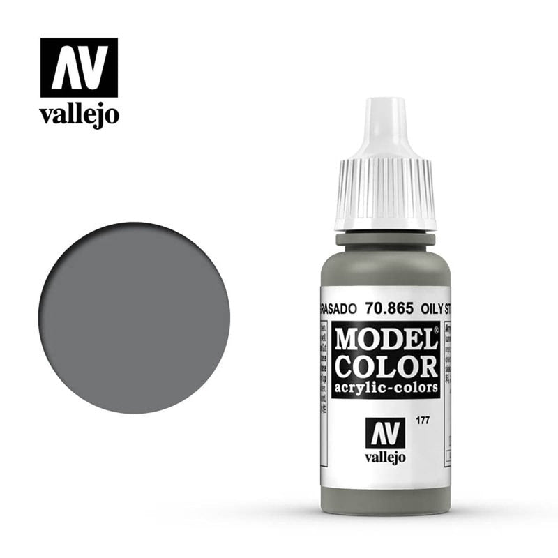 Vallejo Vallejo Model Color: Oily Steel available at Northumbrian Tin Soldier