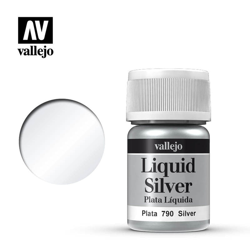 Vallejo Vallejo Model Color: Silver (Metals 35ml) available at Northumbrian Tin Soldier
