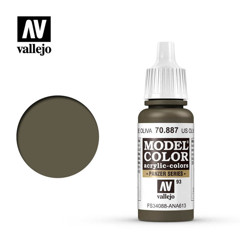 Vallejo Vallejo Model Color: US Olive Drab available at Northumbrian Tin Soldier