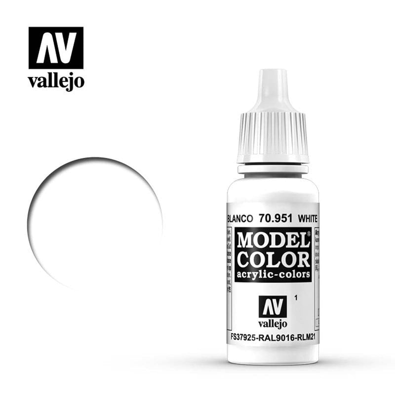 Vallejo Vallejo Model Color: White available at Northumbrian Tin Soldier