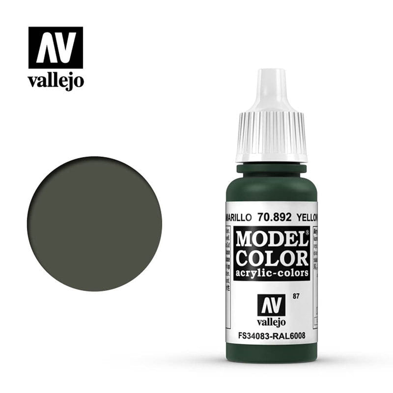 Vallejo Vallejo Model Color: Yellow Olive available at Northumbrian Tin Soldier