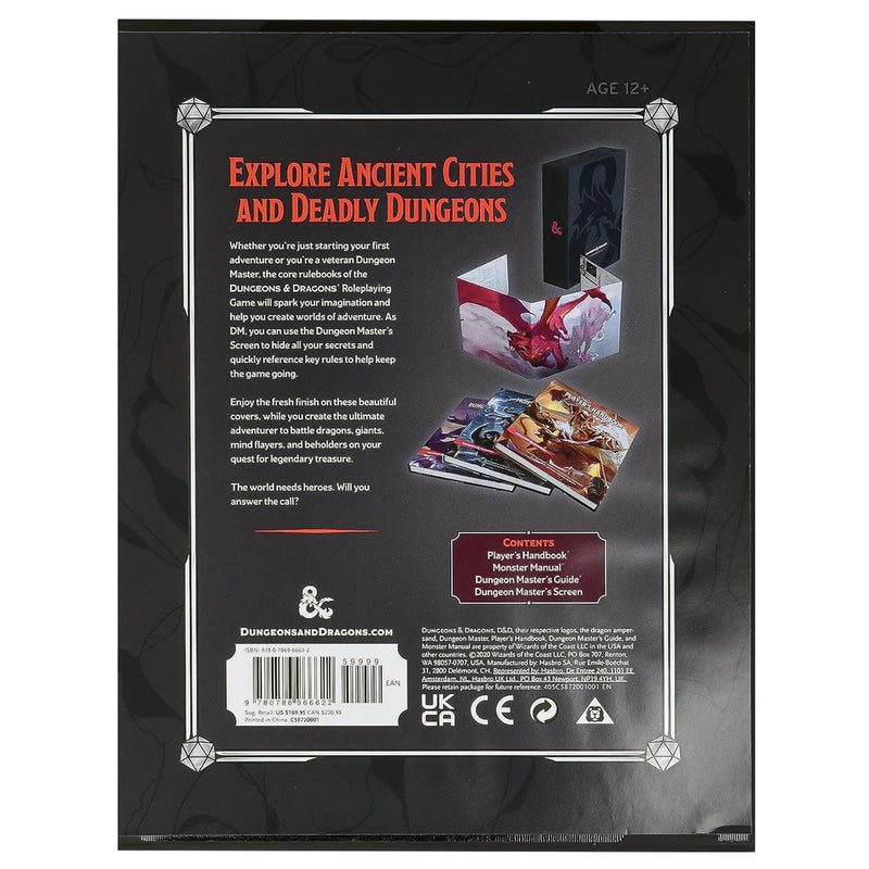 Wizards of The Coast Dungeons & Dragons - Core Rulebook Gift Set Role Playing Games>Dungeons & Dragons available at Northumbrian Tin Soldier