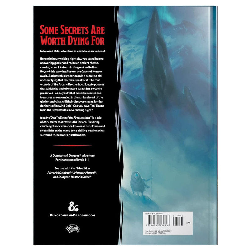 Wizards of The Coast Dungeons & Dragons - Icewind Dale: Rime of the Frostmaiden Role Playing Games>Dungeons & Dragons available at Northumbrian Tin Soldier