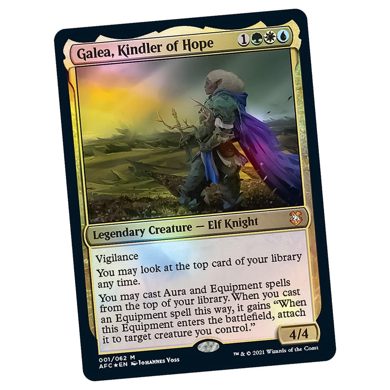 Wizards of The Coast Magic: The Gathering - Adventures in the Forgotten Realms - Commander Deck - Aura of Courage available at Northumbrian Tin Soldier