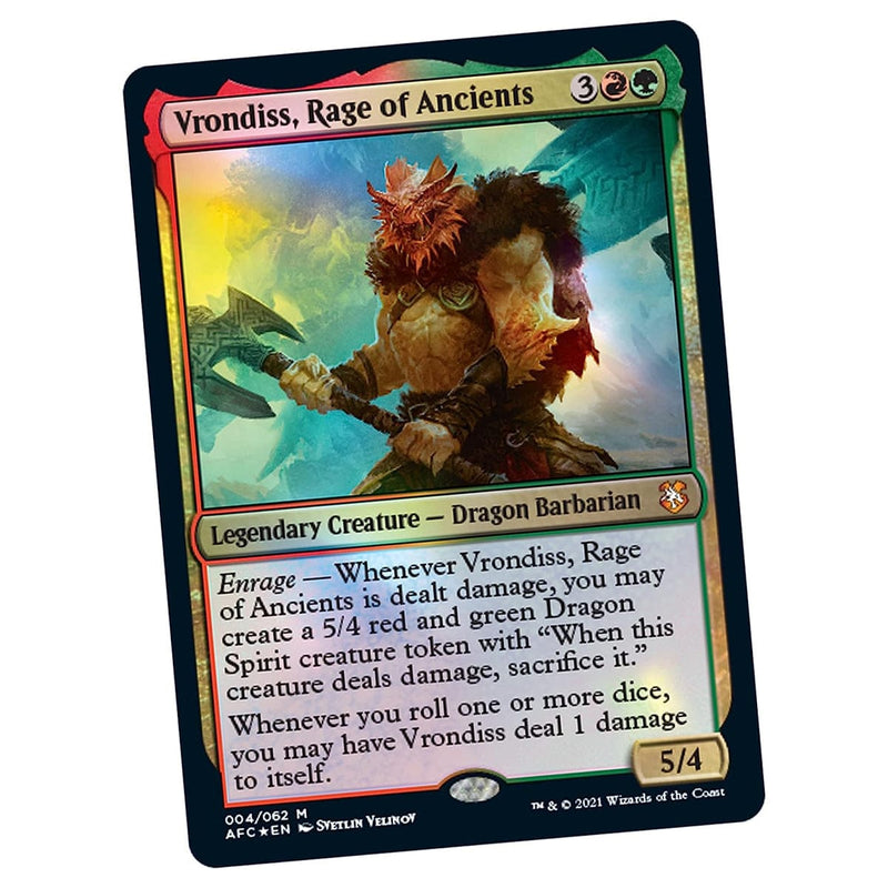 Wizards of The Coast Magic: The Gathering - Adventures in the Forgotten Realms - Commander Deck - Draconic Rage available at Northumbrian Tin Soldier