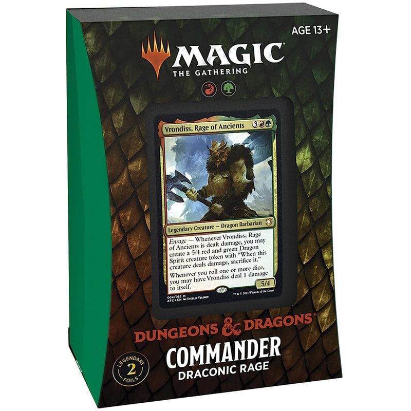 Wizards of The Coast Magic: The Gathering - Adventures in the Forgotten Realms - Commander Deck - Draconic Rage available at Northumbrian Tin Soldier