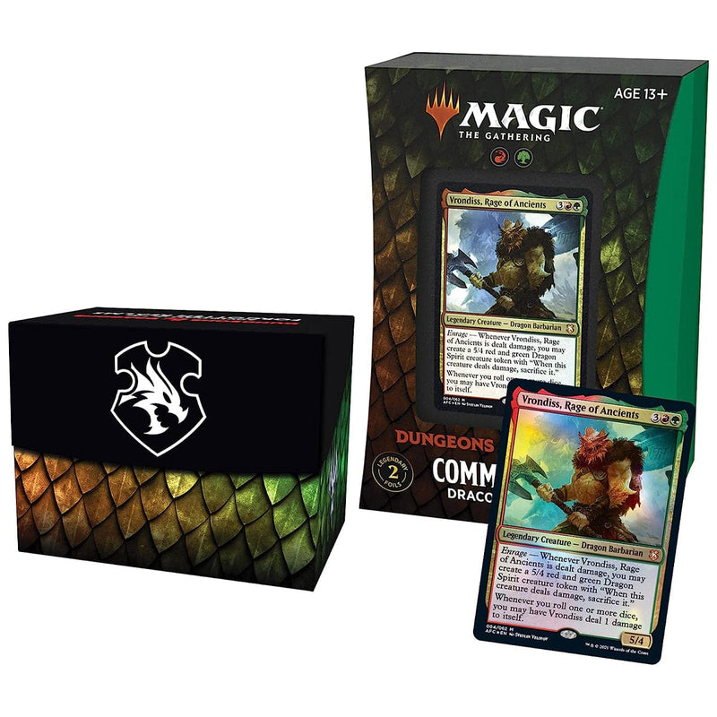 Wizards of The Coast Magic: The Gathering - Adventures in the Forgotten Realms - Commander Deck - Draconic Rage available at Northumbrian Tin Soldier