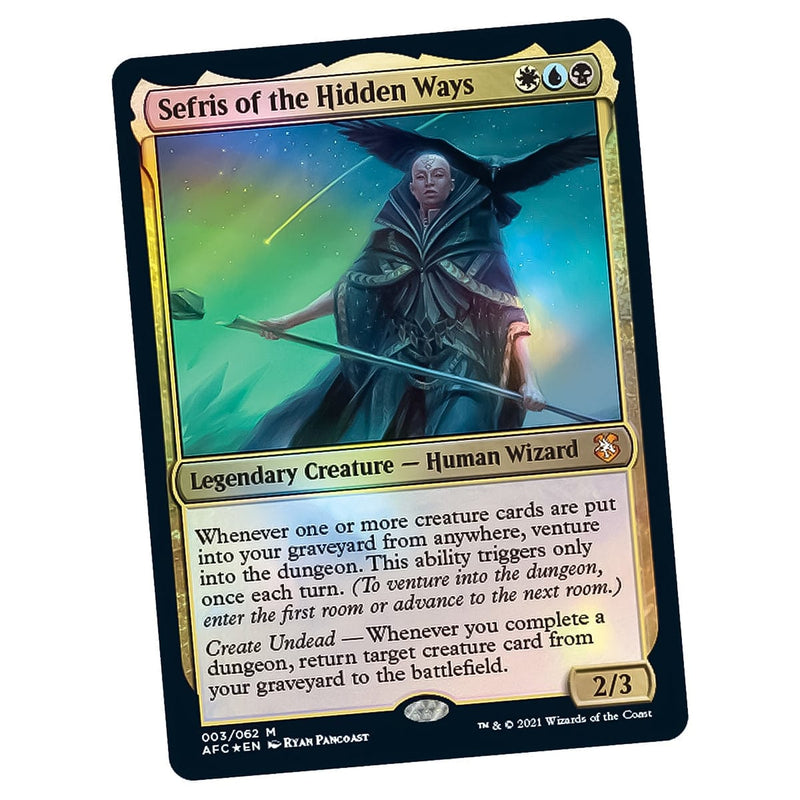 Wizards of The Coast Magic: The Gathering - Adventures in the Forgotten Realms - Commander Deck - Dungeons of Death available at Northumbrian Tin Soldier