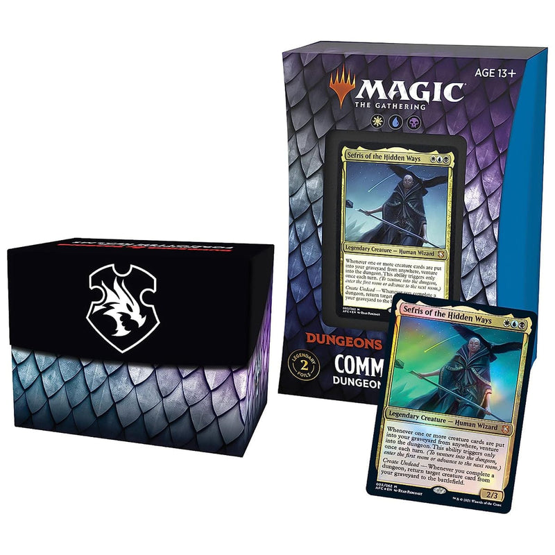 Wizards of The Coast Magic: The Gathering - Adventures in the Forgotten Realms - Commander Deck - Dungeons of Death available at Northumbrian Tin Soldier