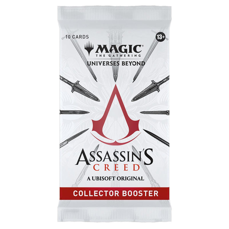 Wizards of The Coast Magic: The Gathering Assassin’s Creed Collector Booster available at Northumbrian Tin Soldier