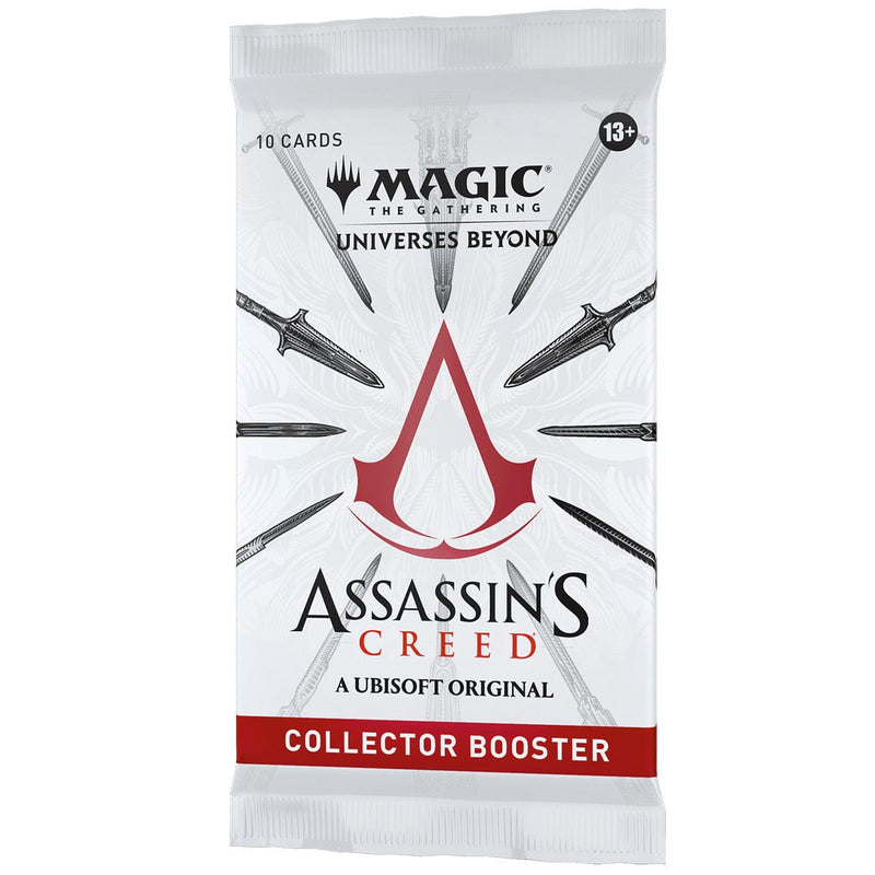 Wizards of The Coast Magic: The Gathering Assassin’s Creed Collector Booster available at Northumbrian Tin Soldier