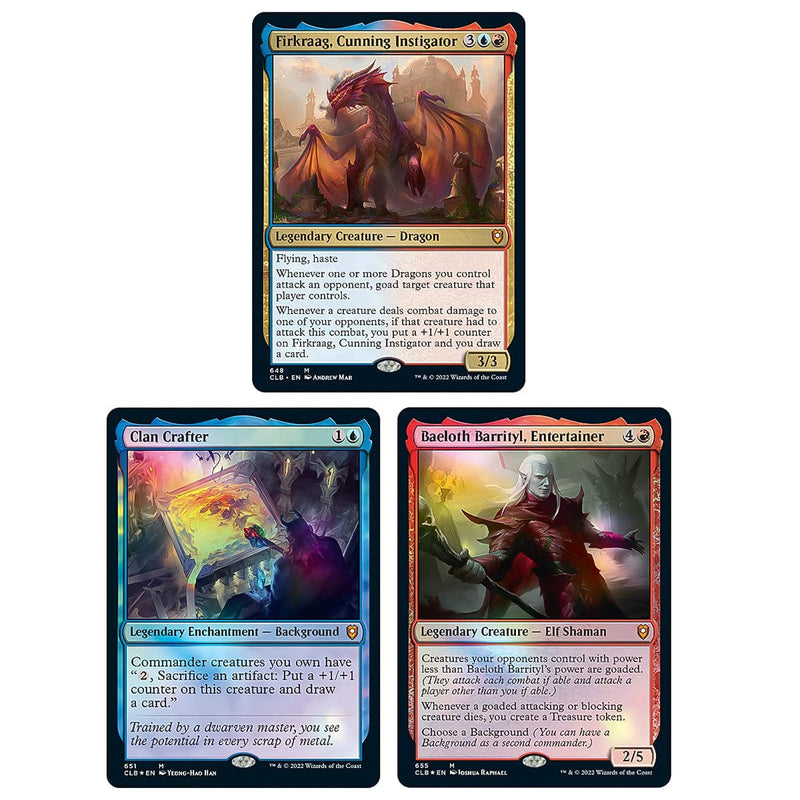 Wizards of The Coast Magic: The Gathering - Commander Legends - Battle For Baldur's Gate Commander Deck - Draconic Dissent available at Northumbrian Tin Soldier