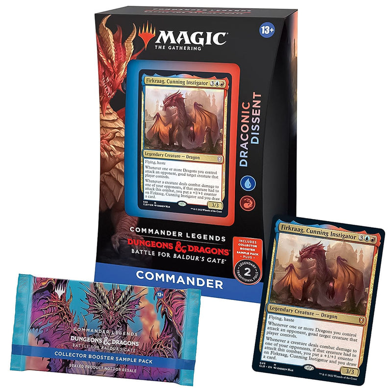 Wizards of The Coast Magic: The Gathering - Commander Legends - Battle For Baldur's Gate Commander Deck - Draconic Dissent available at Northumbrian Tin Soldier