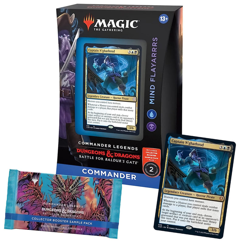 Wizards of The Coast Magic: The Gathering - Commander Legends - Battle For Baldur's Gate Commander Deck - Mind Flayarrrs available at Northumbrian Tin Soldier