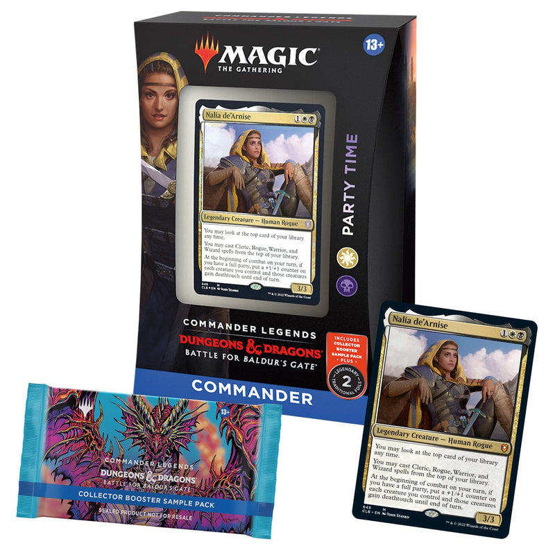 Wizards of The Coast Magic: The Gathering - Commander Legends - Battle For Baldur's Gate Commander Deck - Party Time available at Northumbrian Tin Soldier