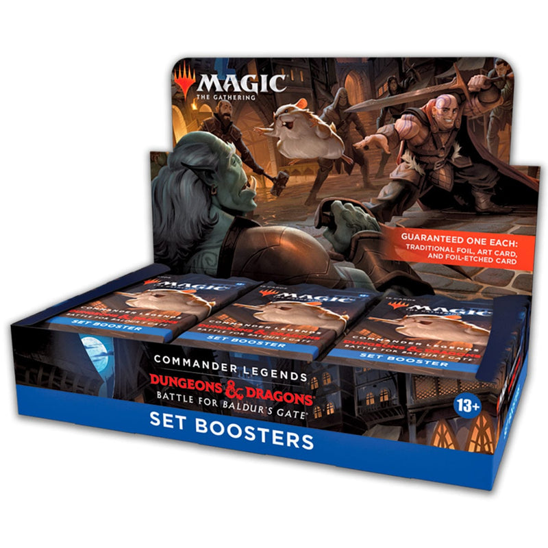 Wizards of The Coast Magic: The Gathering - Commander Legends - Battle For Baldur's Gate - Set Booster Box (18 Packs) available at Northumbrian Tin Soldier
