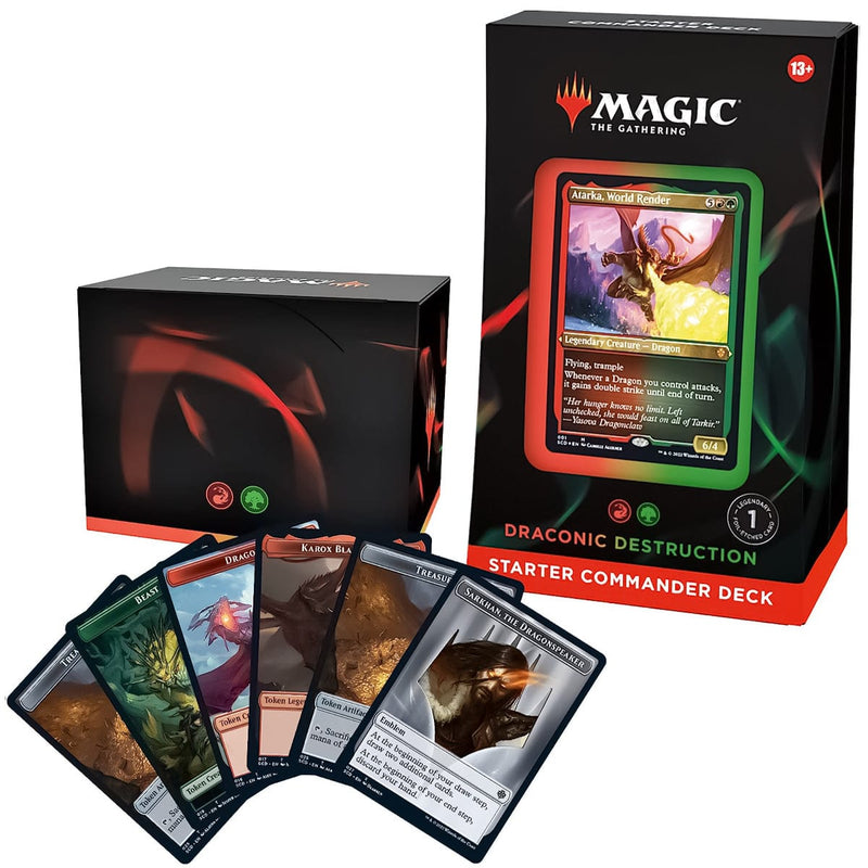 Wizards of The Coast Magic: The Gathering - Commander Starter 2022 - Draconic Destruction available at Northumbrian Tin Soldier