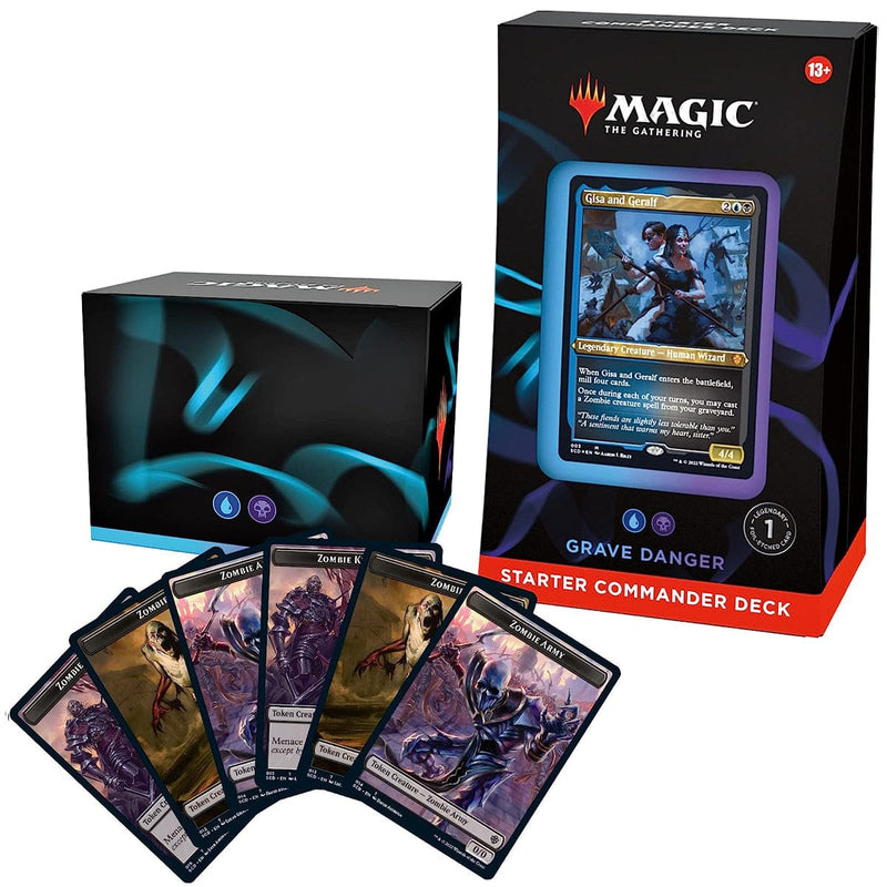 Wizards of The Coast Magic: The Gathering - Commander Starter 2022 - Grave Danger available at Northumbrian Tin Soldier