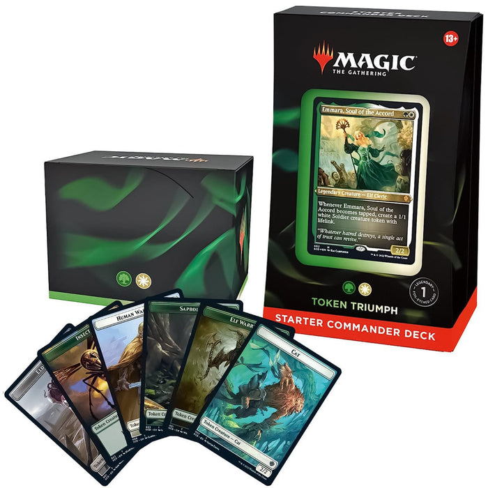Wizards of The Coast Magic: The Gathering - Commander Starter 2022 - Token Triumph available at Northumbrian Tin Soldier