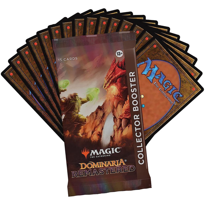 Wizards of The Coast Magic: The Gathering - Dominaria Remastered - Collector Booster Pack available at Northumbrian Tin Soldier