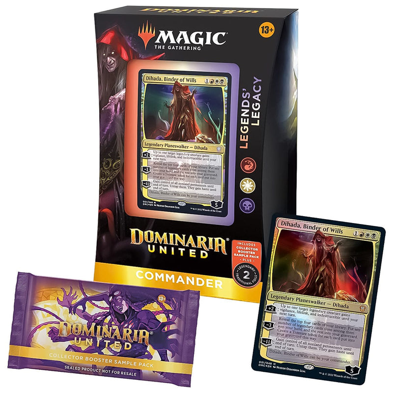 Wizards of The Coast Magic: The Gathering - Dominaria United - Commander Deck - Legends' Legacy available at Northumbrian Tin Soldier
