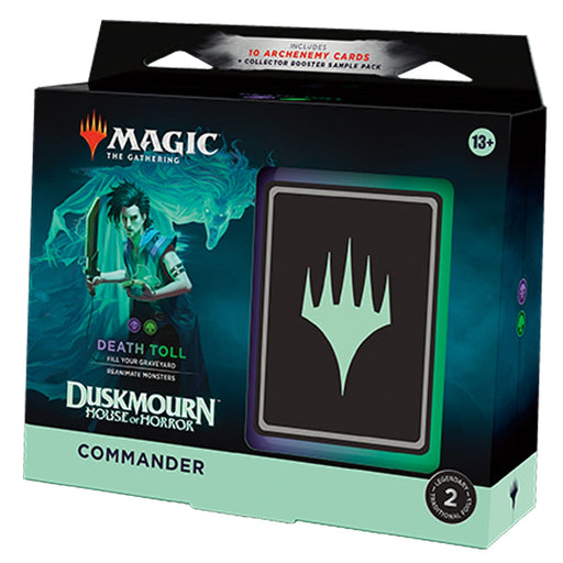 Wizards of The Coast Magic: The Gathering Duskmourn: House of Horror Commander Deck - Death Toll available at Northumbrian Tin Soldier