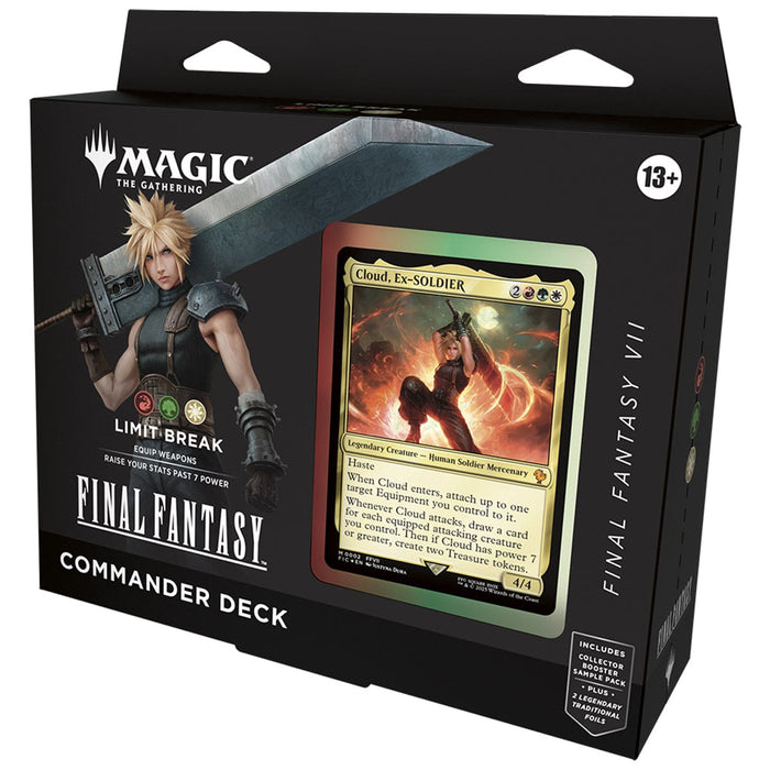 Wizards of The Coast Magic: The Gathering - Final Fantasy - Commander Deck - Limit Break (FFVII) available at Northumbrian Tin Soldier