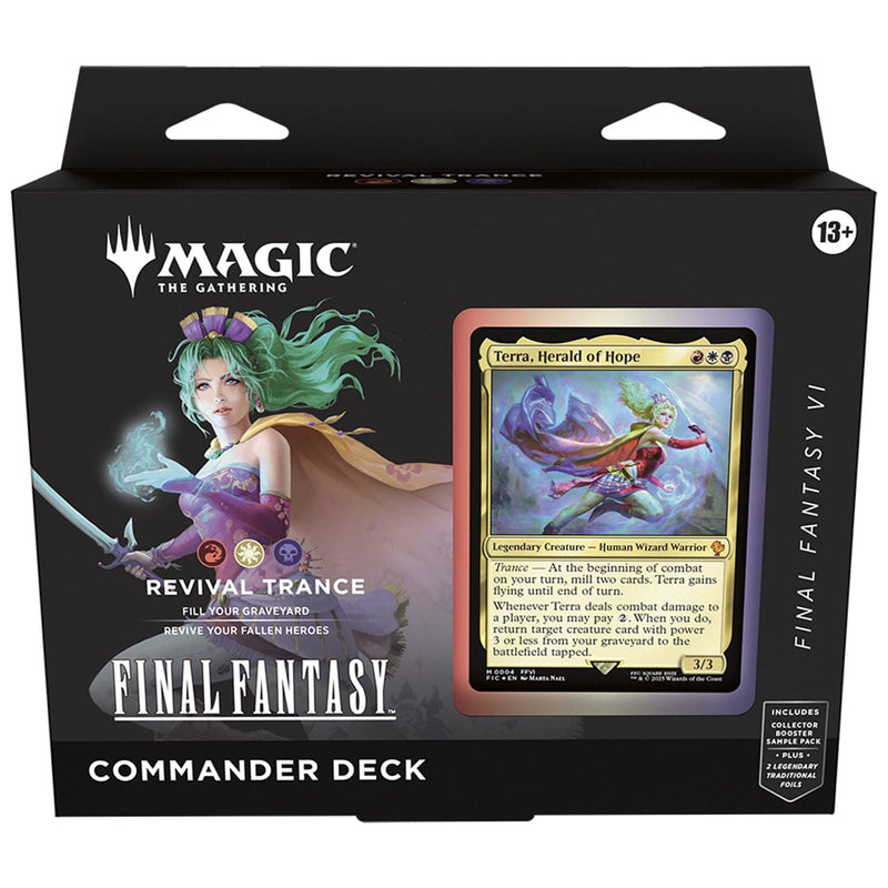 Wizards of The Coast Magic: The Gathering - Final Fantasy - Commander Deck - Revival Trance (FFVI) available at Northumbrian Tin Soldier