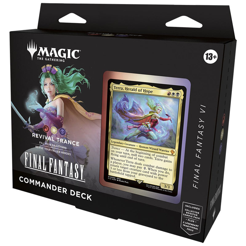 Wizards of The Coast Magic: The Gathering - Final Fantasy - Commander Deck - Revival Trance (FFVI) available at Northumbrian Tin Soldier