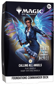 Wizards of The Coast Magic: The Gathering - Foundations Commander Deck - Calling All Angels available at Northumbrian Tin Soldier